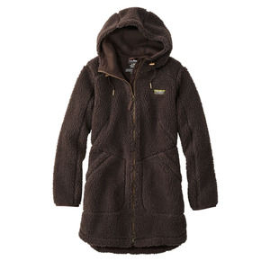 L.L. Bean Brown Mountain Pile Teddy Jacket